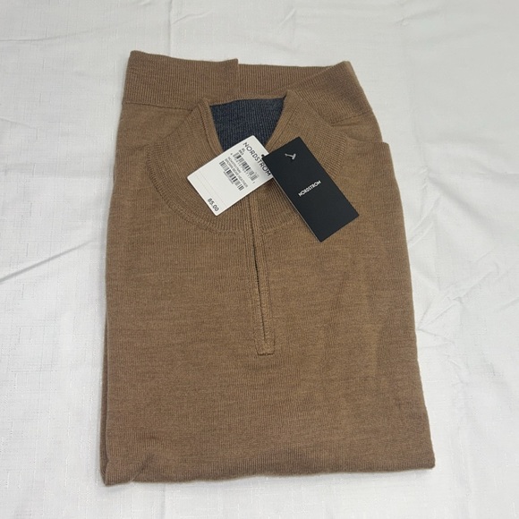GOING FAST🎉🆕Nordstrom Men’s Washable 100% Merino Wool Quarter Zip Sweater - Picture 5 of 14